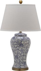 img 1 attached to 🌸 Safavieh Lighting Collection Spring Blossom Floral 29-inch LED Table Lamps for Bedroom, Living Room, Home Office, Desk, Nightstand - Set of 2, Bulbs Included