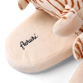 img 1 attached to 🐾 Aerusi Animal Slipper Black Unisex Kids Shoes for Slippers