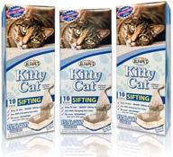 🐱 alfapet kitty cat pan disposable sifting liners - 10-pack + 1 transfer liner for large, x-large, giant, extra-giant size litter boxes - with rubber band for easy and secure fit - pack of 3 logo