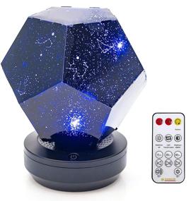 img 4 attached to 🌟 SOONCOR Galaxy Star LED Night Light Projector: Bluetooth Music, 3 Colors, Adjustable Lights – USB Rechargeable with Remote Control