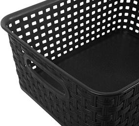 img 1 attached to WYT Storage Organizer Plastic Baskets