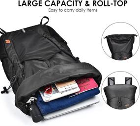 img 2 attached to Упаковываемый рюкзак ZOFOW: Ваш идеальный легкий спутник в путешествиях