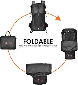 img 1 attached to Упаковываемый рюкзак ZOFOW: Ваш идеальный легкий спутник в путешествиях