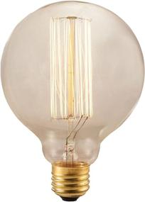img 1 attached to Bulbrite NOS40G30 40W Nostalgic G30 Edison Globe: Thread 💡 Filament Style (6 Pack) – Vintage Vibes Brought to Life!