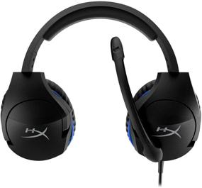 img 1 attached to HyperX Cloud Stinger Gaming Headset for PS4 and PS5 - Lightweight, Comfortable and Durable with Rotating Ear Cups, Memory Foam, Steel Sliders and Swivel-to-Mute Mic