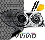 🔦 vvivid hex+ light air-tint 16x60 headlight vinyl with toolkit logo