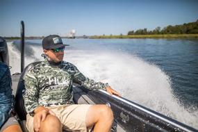 img 2 attached to HUK Standard Pursuit Fishing Barracuda Performance Men's Apparel