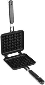 img 4 attached to 🧇 Premium Non-Stick Waffle Iron - 30 x 14.5cm - No Noxious Additives - Ideal for Belgian Waffles, Sandwich Toasters, Breakfast, and More