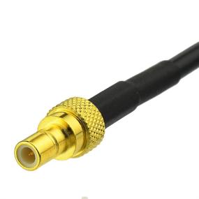 img 2 attached to 🔌 Eightwood Fakra H Pink Female to SMB Plug Male RF Adapter Cable, 6-inch - Compatible with Sirius XM Satellite Radio Antenna