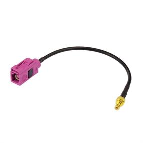 img 4 attached to 🔌 Eightwood Fakra H Pink Female to SMB Plug Male RF Adapter Cable, 6-inch - Compatible with Sirius XM Satellite Radio Antenna