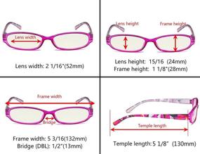 img 1 attached to 👓 Eyekepper 5 Pack Ladies Reading Glasses with Stylish Patterned Arms - Fashionable Reades for Women's Reading Needs