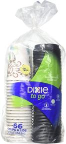 img 2 attached to 🥤 Набор стаканов и крышек Dixie Grab and Go Cup and Libs Mega Pack - 66 штук для удобства и комфорта