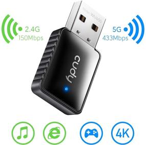 img 3 attached to Cudy WU600 AC 600Mbps USB WiFi Adapter for PC - Reliable Dual Band WiFi Dongle for Desktop and Laptop - Easy Installation, Small Size - Compatible with Windows XP/7/8/8.1/10