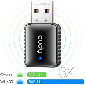 img 2 attached to Cudy WU600 AC 600Mbps USB WiFi Adapter for PC - Reliable Dual Band WiFi Dongle for Desktop and Laptop - Easy Installation, Small Size - Compatible with Windows XP/7/8/8.1/10