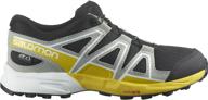 cherry tomato girls' salomon speedcross running shoes - excellent performance and athletic support logo