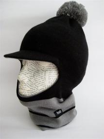 img 2 attached to Frost Hats Winter Balaclava Black Boys' Accessories: Defend Against Cold Weather Confidently!