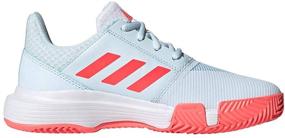 img 1 attached to 🎾 adidas Courtjam X Unisex-Child Tennis Shoe