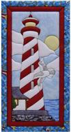 🏰 captivating lighthouse quilt kit: quilt magic 10-inch by 19-inch masterpiece logo