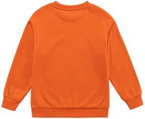 img 2 attached to 👕 UNACOO Kids 2 Packs Fleece Lined Crewneck Sweatshirts: Warm & Stylish Clothing for Boys and Girls (Age 3-12 Years)