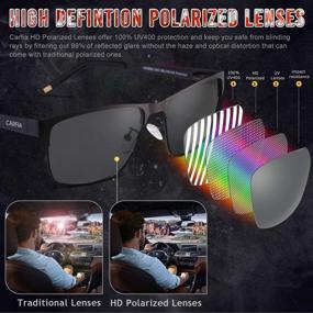 img 3 attached to Carfia Polarized Sunglasses Travelling Protection