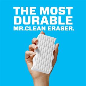 img 2 attached to 🧽 Mr. Clean Magic Eraser: Extra Durable Shoe, Bathroom, and Shower Cleaner - 10 Count Cleaning Pads with Durafoam