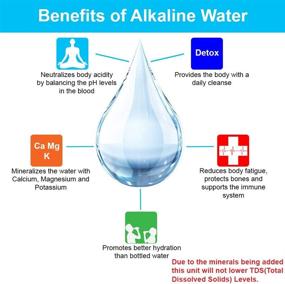 img 1 attached to 💧 APEX EXPRT MR-2050 Dual Countertop Drinking Water Filter - 5 Carbon Block and 5 Stage Mineral Cartridge - Alkaline Filtration System - Chrome Finish for High-Quality Purified Water