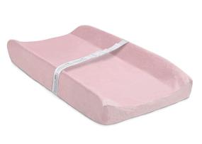 img 4 attached to Delta Children Contoured Changing Pad with Plush Pink Cover: Ultimate Comfort and Convenience for Your Baby