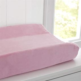 img 2 attached to Delta Children Contoured Changing Pad with Plush Pink Cover: Ultimate Comfort and Convenience for Your Baby