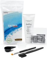 👩 godefroy professional hair color tint kit, medium brown – long-lasting and convenient at-home dyeing solutions with 20 applications logo