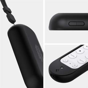 img 3 attached to 📺 Чехол Spigen Silicone Fit для пульта Google TV Voice Remote Chromecast - Черный (включает металлическую пластину и магнит)