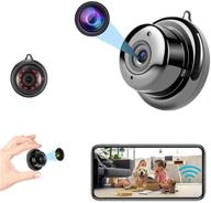 mini camera nanny cam spy camera: 1080p ip hd infrared night vision, two-way voice, motion detection - ideal for home security logo