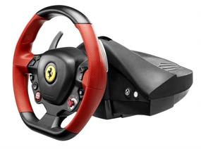 img 2 attached to 🎮 Enhance Your Xbox One Racing Experience with the Thrustmaster Ferrari 458 Spider Racing Wheel