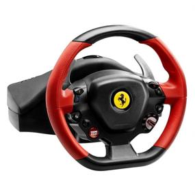 img 1 attached to 🎮 Enhance Your Xbox One Racing Experience with the Thrustmaster Ferrari 458 Spider Racing Wheel