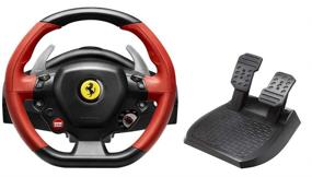 img 4 attached to 🎮 Enhance Your Xbox One Racing Experience with the Thrustmaster Ferrari 458 Spider Racing Wheel