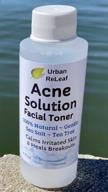 urban releaf acne solution facial toner: sea salt & tea tree for gentle, effective skin disinfection, calming, and breakout healing. 100% natural & soothing - 4 oz. logo