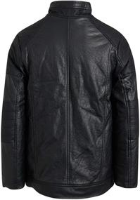 img 3 attached to Urban Republic Boy's Faux Leather 🧥 Officer Jacket for Stylish Fashion and Durability