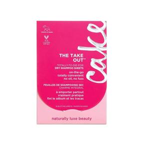 img 4 attached to 💆 Revitalize Your Hair on the Go with Cake Beauty's Take Out Dry Shampoo + 20 Blotting Sheets