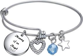 img 4 attached to 🌸 De&amp;ai Miscarriage Awareness Bracelet: A Meaningful Keepsake Gift for Loss of Baby, Sympathy Jewelry