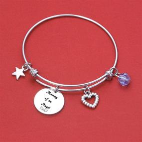 img 1 attached to 🌸 De&amp;ai Miscarriage Awareness Bracelet: A Meaningful Keepsake Gift for Loss of Baby, Sympathy Jewelry