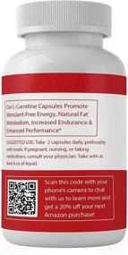 img 2 attached to 💪 L-Carnitine (100 Capsules) - Non-GMO, Stimulant-Free Energy Supplement for Enhanced Athleticism*