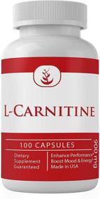 img 4 attached to 💪 L-Carnitine (100 Capsules) - Non-GMO, Stimulant-Free Energy Supplement for Enhanced Athleticism*