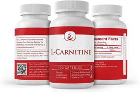 img 3 attached to 💪 L-Carnitine (100 Capsules) - Non-GMO, Stimulant-Free Energy Supplement for Enhanced Athleticism*