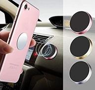 🚗 true line automotive car magnet cell phone holder mounting kit - dashboard & steering wheel mount - pink logo