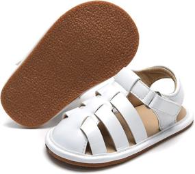 img 1 attached to 👟 Sandals for Boys - Bear Mall Leather Walking Shoes