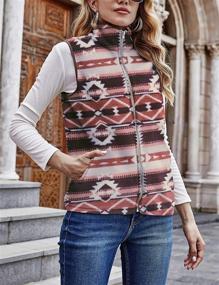 img 2 attached to Stay Warm and Stylish: Womens Lightweight Sherpa Quilted Pockets Clothing Collection