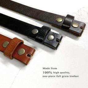 img 3 attached to BS 100 Womens Vintage Style Leather Men's Accessories and Belts