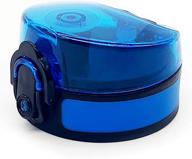 💦 64hydro blue water bottle replacement lid - splash proof & leakproof with silicone sealing ring in blue logo