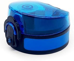 img 3 attached to 💦 64HYDRO Blue Water Bottle Replacement Lid - Splash Proof & Leakproof with Silicone Sealing Ring in Blue