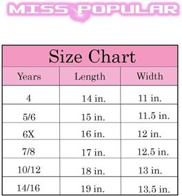 img 1 attached to 👚 MISS POPULAR 4 Pack Sleeve Fashion Girls' Clothing: Tops, Tees & Blouses Delivered Right to Your Doorstep!