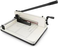 📐 500 sheet heavy duty paper cutter - 17 inch, a3, a4, b4, b5, a5, b6, b7 sizes - metal base guillotine trimmer for office and home use logo